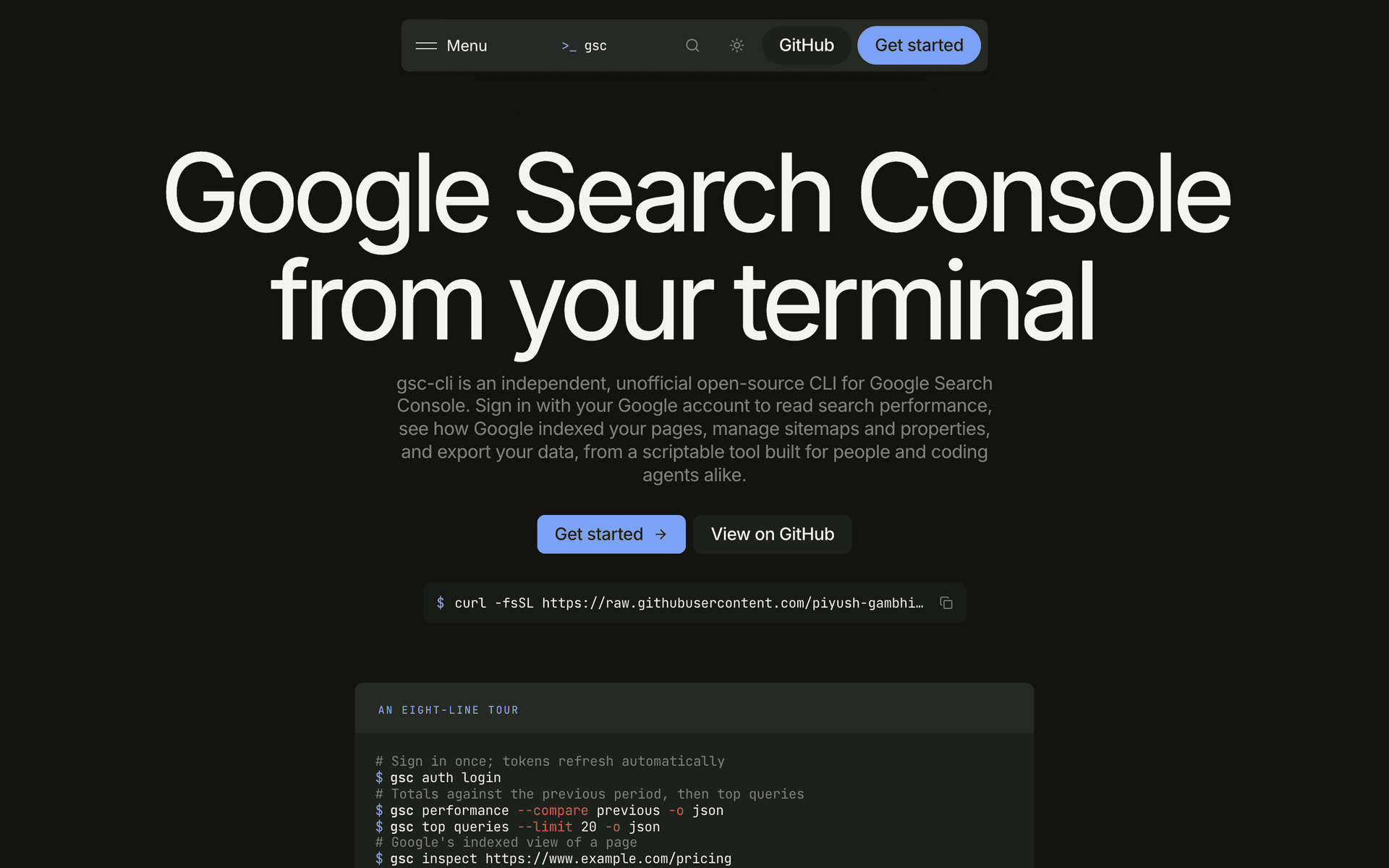 Google Search Console CLI cover